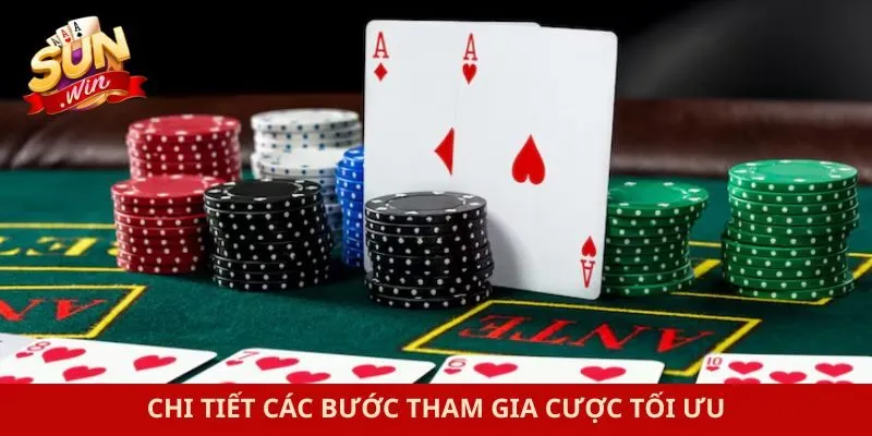 Chi tiết các bước tham gia cược tối ưu