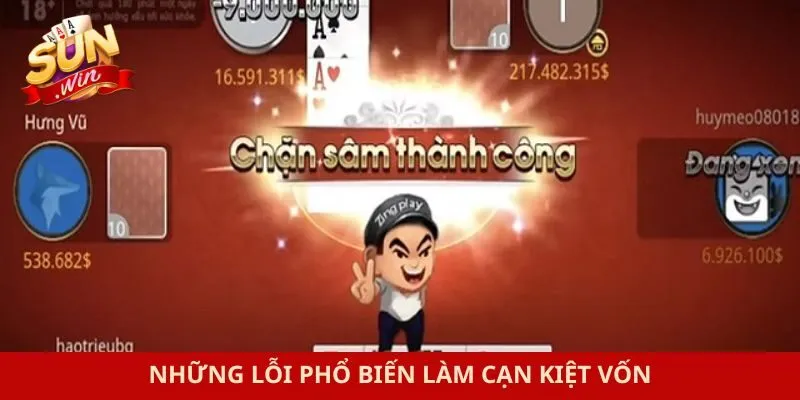 Những lỗi phổ biến làm cạn kiệt vốn